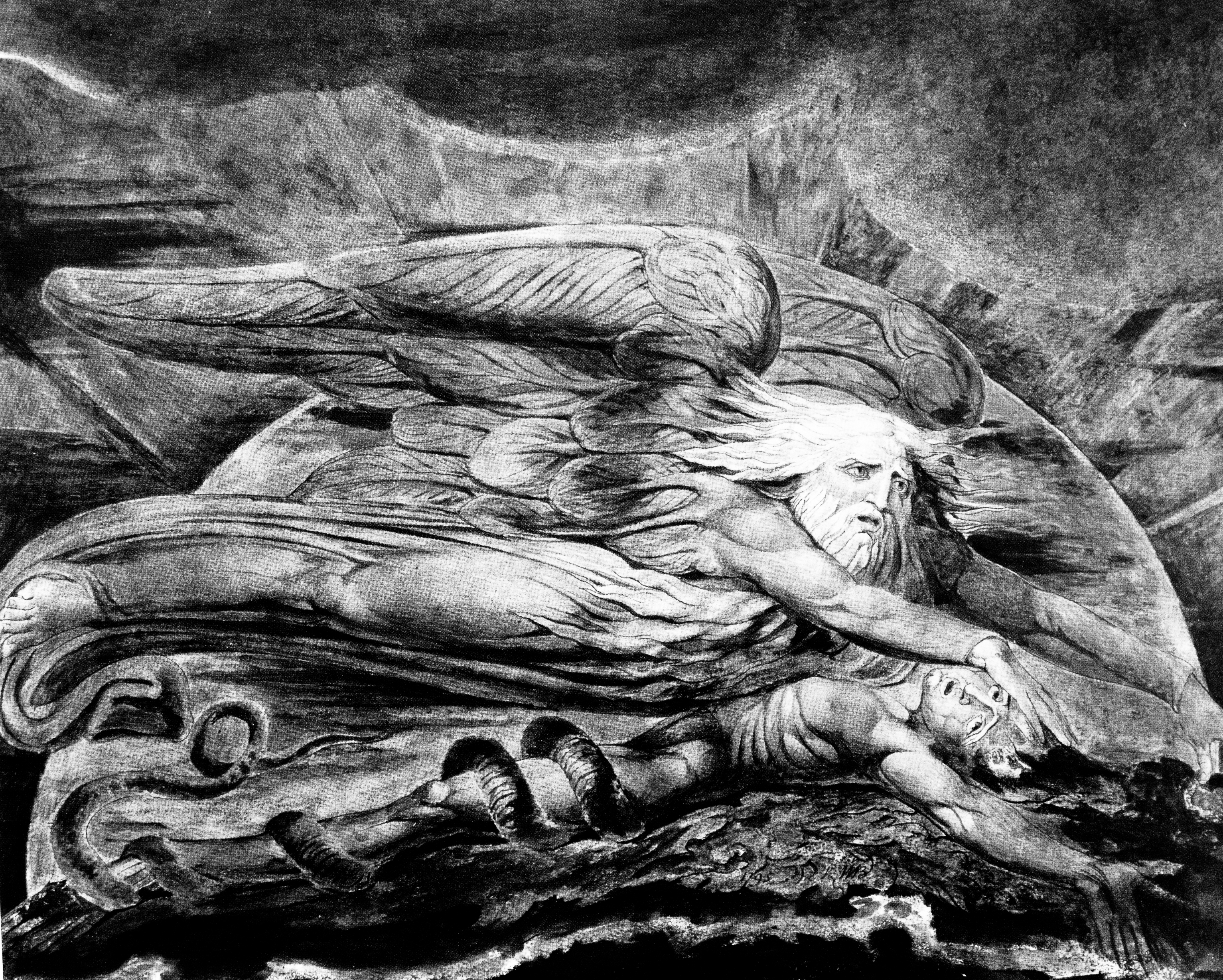 Elohim crea Adamo_William Blake ( 1795 ) [ anna lav ]