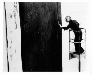 Richard Serra al lavoro su Alameda Street (1981)
