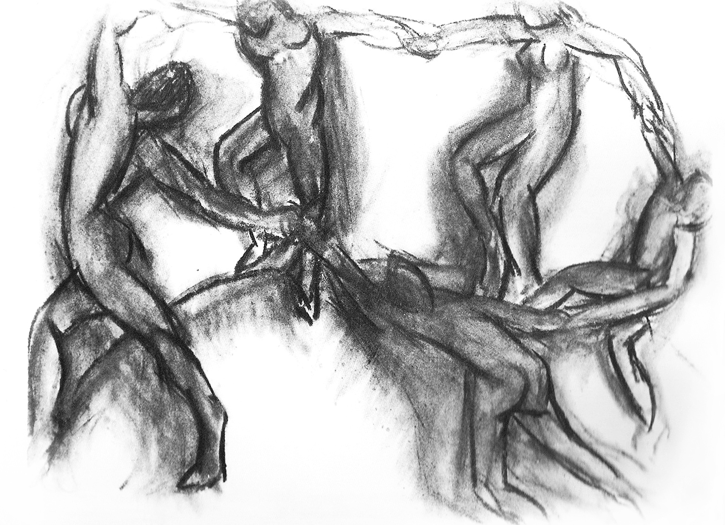 Henri Matisse, La Danza - Disegno preparatorio (1910)