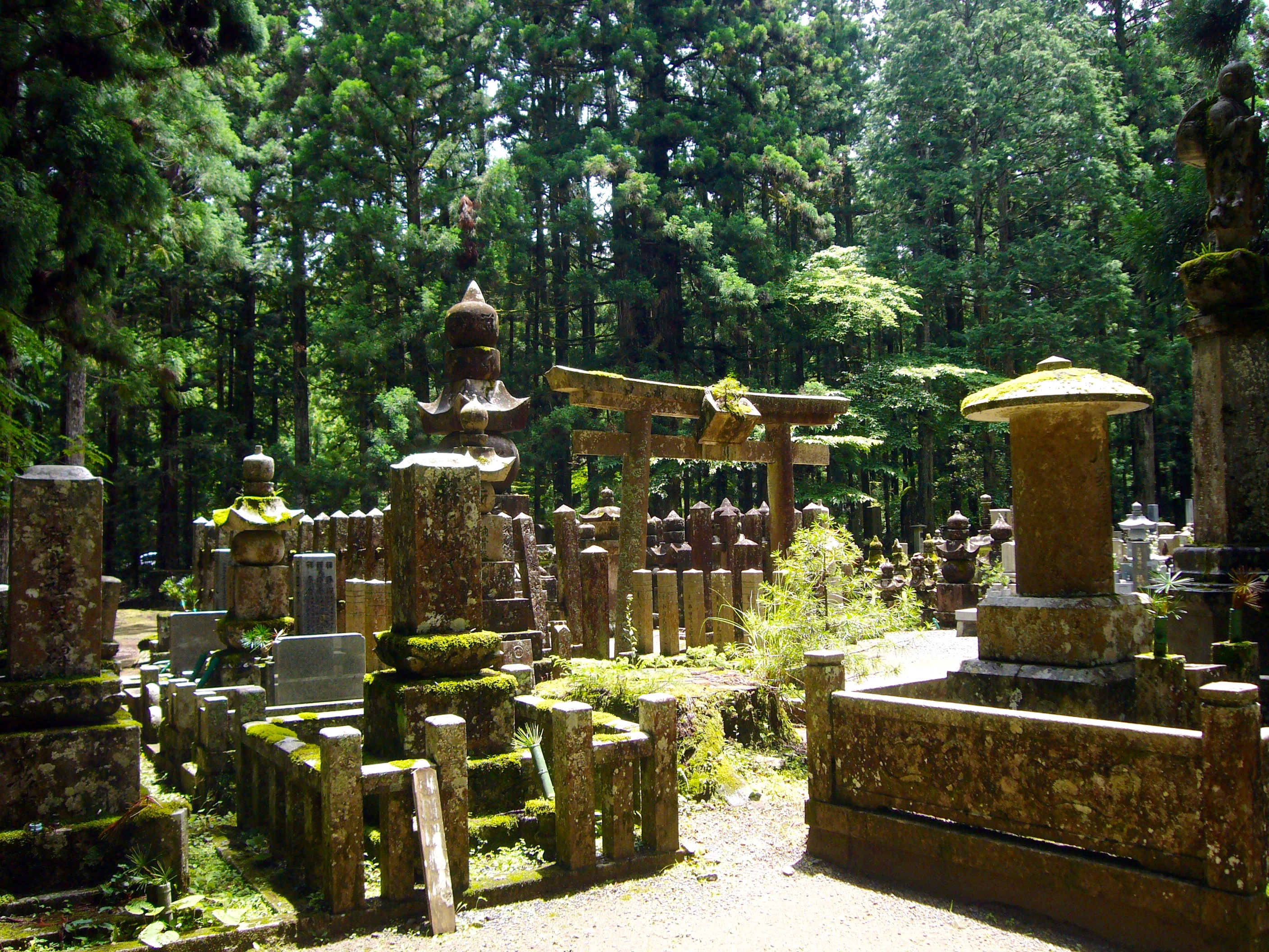 Cimitero a Kōyasan (Wakayama). Foto di Claudio Zanini