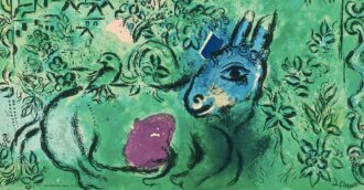Marc Chagall, dettaglio da La tribù di Issachar