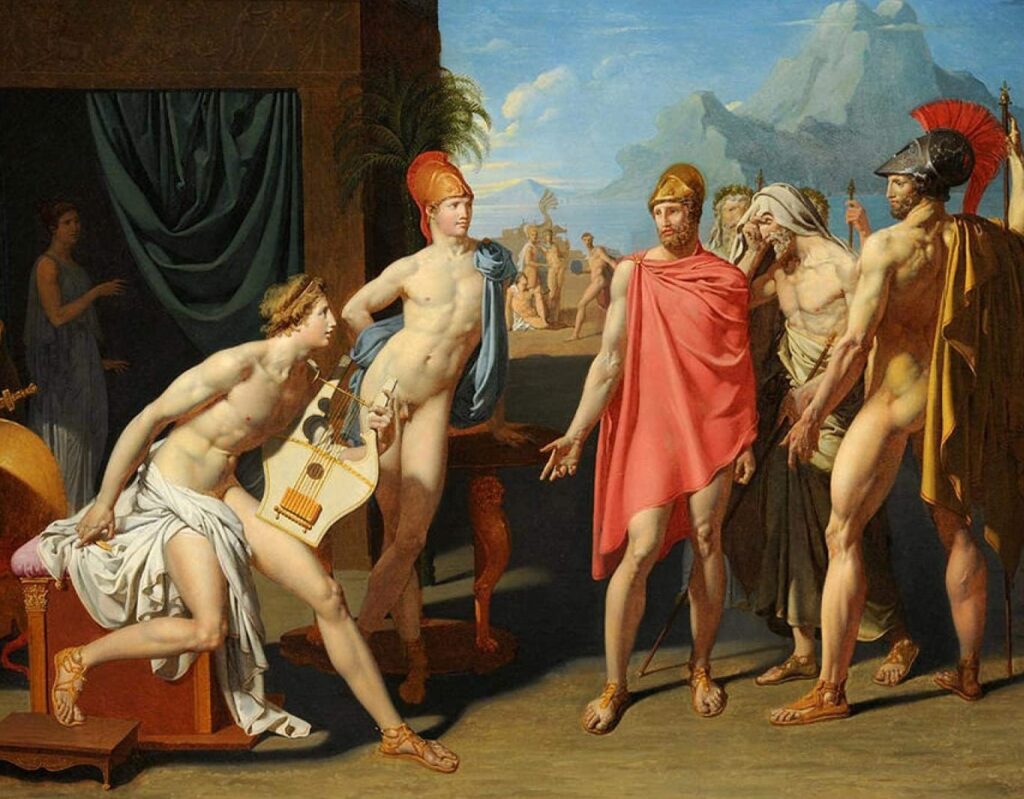 Gli inviati di Agamennone - Jean Auguste Dominique Ingres (Le figure del sovrano e del guerriero)